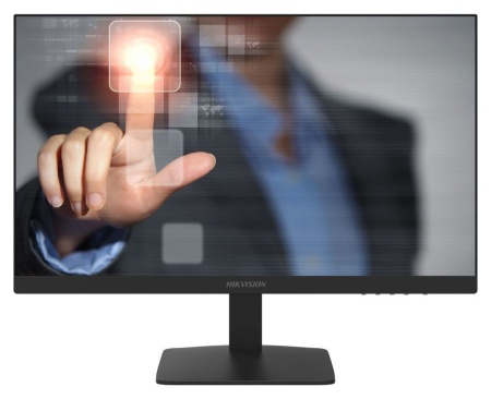 Hikvision 27"; BK/BK ( 300cd/m2; 1000:1; 14ms; 1920x1080; 178/178; 8 bit; VGA; HDMI; работа 24x7; VESA 100x100; внутр БП, вкл. VGA кабель)