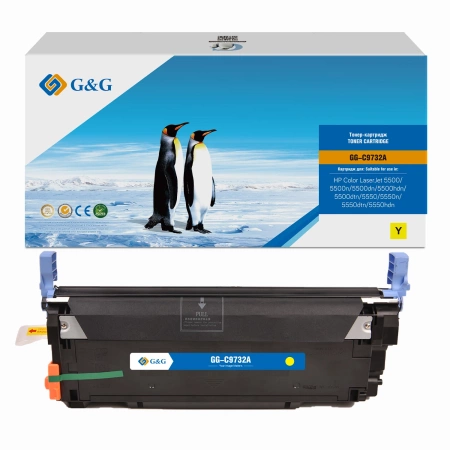 Картридж Cartridge G&G 645A для HP CLJ 5500/5550, желтый (12 000 стр.)