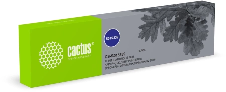 Картридж матричный Cactus CS-S015339 S015339 черный для Epson PLQ-20/20M/20K/20KM/30K/LQ-90KP