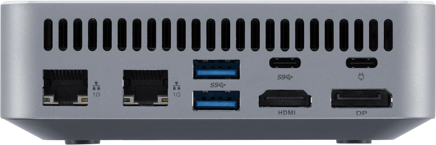 Неттоп IRU Tactio 515 i5 12450H (2) 16Gb SSD512Gb Iris Xe без ОС 2xGbitEth WiFi BT 100W серый (RUS) (2195519)