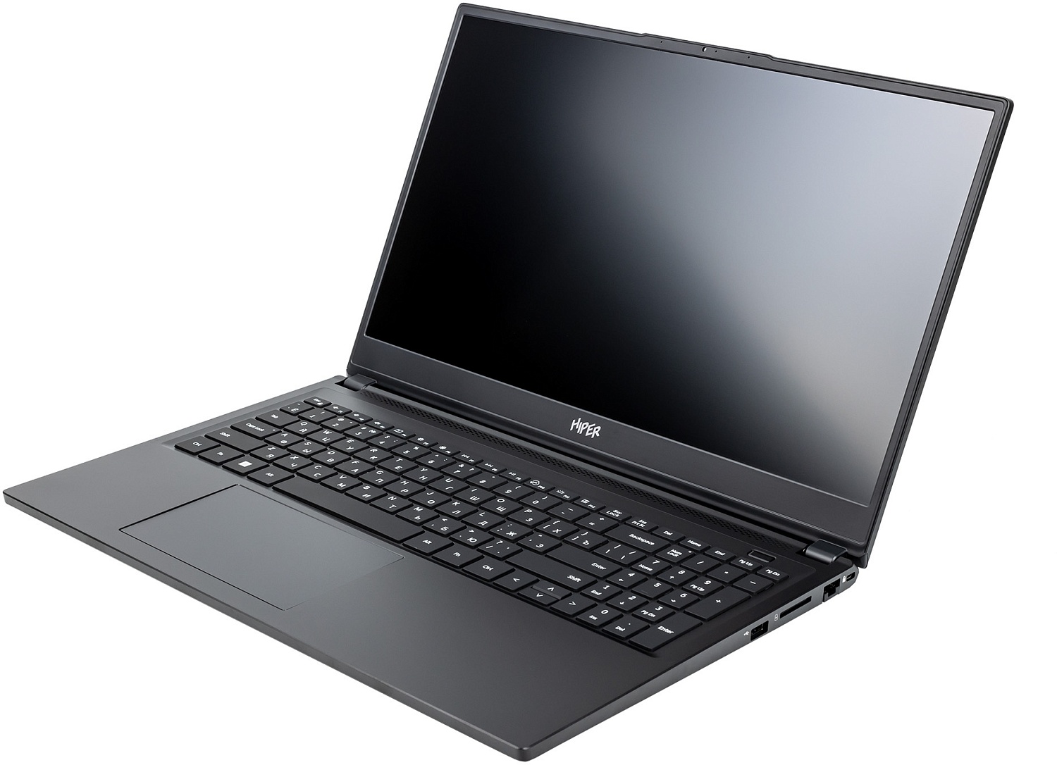 Ноутбук Hiper Expertbook H1600O582DM Core i5 1235U 8Gb SSD256Gb Intel UHD Graphics 16.1" IPS FHD (1920x1080) Free DOS 64 black WiFi BT Cam 4000mAh