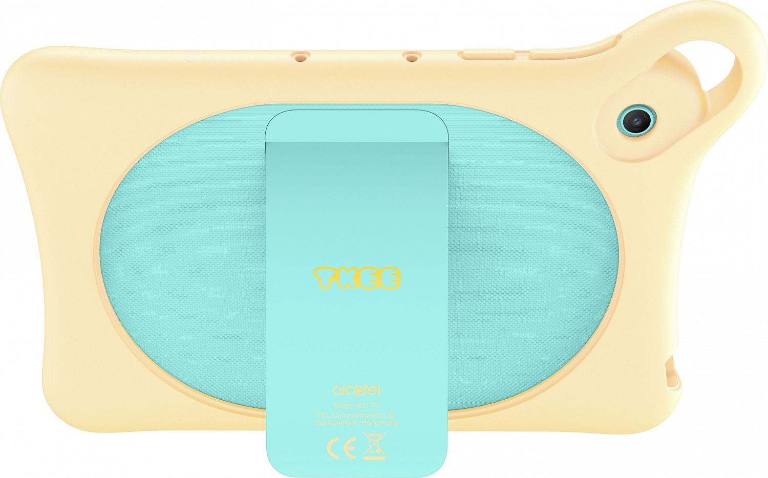Планшет Alcatel Tkee Mini 2 9317G MT MT8167D (1.3) 4C RAM1Gb ROM32Gb 7" TN 1024x600 Android 10.0 Go мятный/светло-желтый 2Mpix 2Mpix BT WiFi Touch microSD 128Gb minUSB 2580mAh до 400hrs