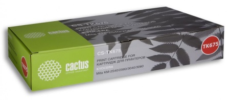 Картридж лазерный Cactus CS-TK675 TK-675 черный (20000стр.) для Kyocera Mita KM 2540/2560/3040/3060