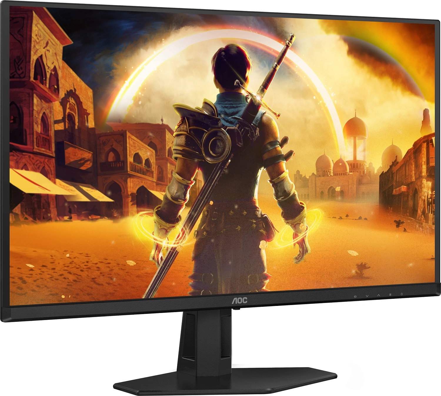 Монитор AOC 27" Q27G40ZDF черный QD OLED LED 0.5ms 16:9 HDMI матовая Piv 1000:1 200cd 178гр/178гр 2560x1440 240Hz DP 2K 4.06кг