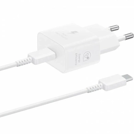 Сетевое зар./устр. Samsung 25W 3A (PD) USB Type-C белый (EP-T2510XWEGEU)