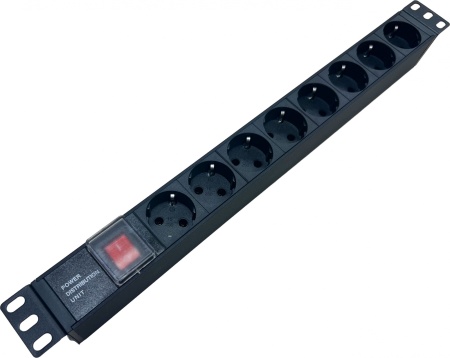 Блок распределения питания NTSS NTSS-PDU-DA1015 гор.размещ. 8x базовые 10A C14