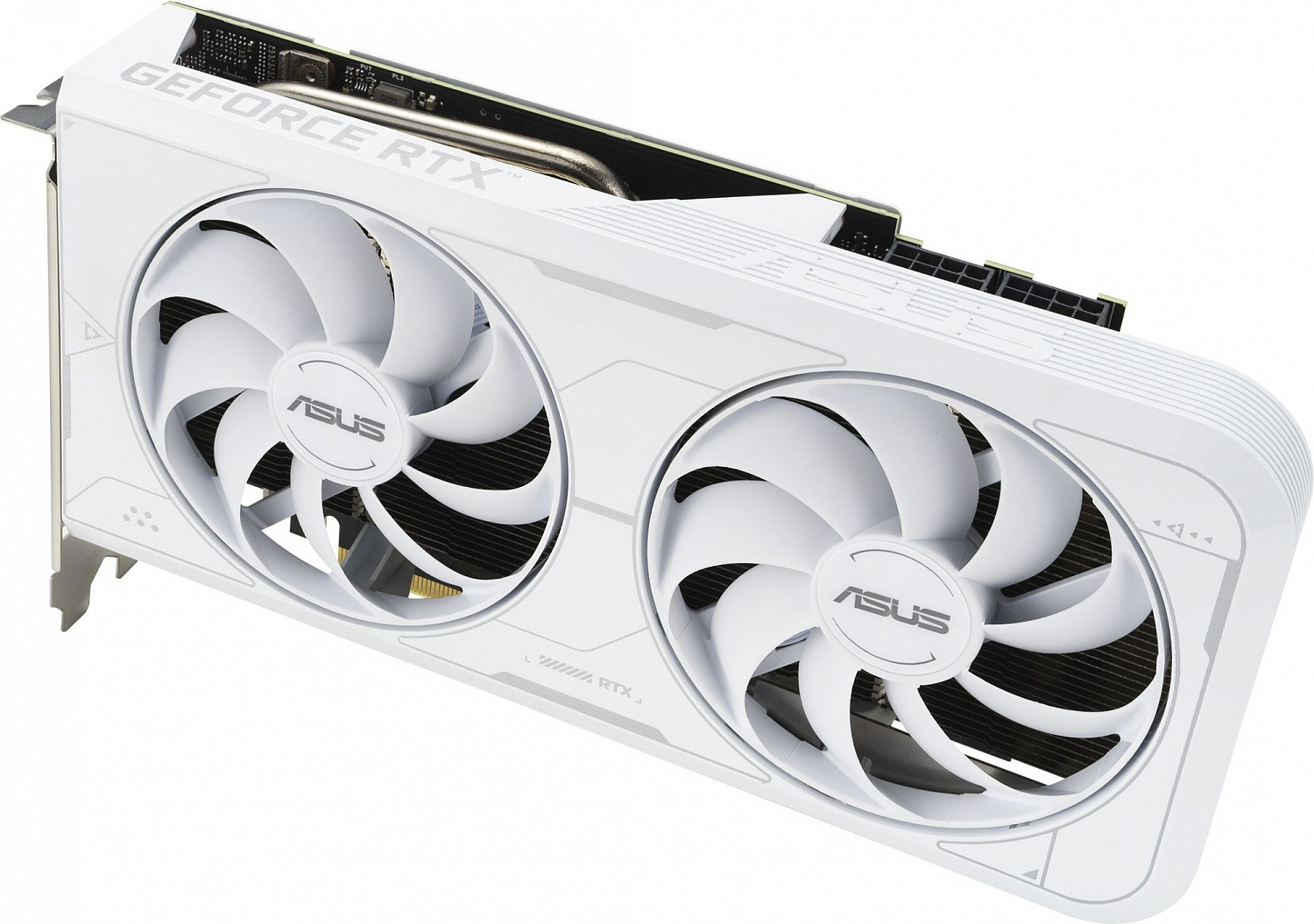 Видеокарта ASUS DUAL-RTX3060TI-O8GD6X-WHITE//RTX3060TI HDMI DP*3 8G D6X; 90YV0IP2-M0NA00