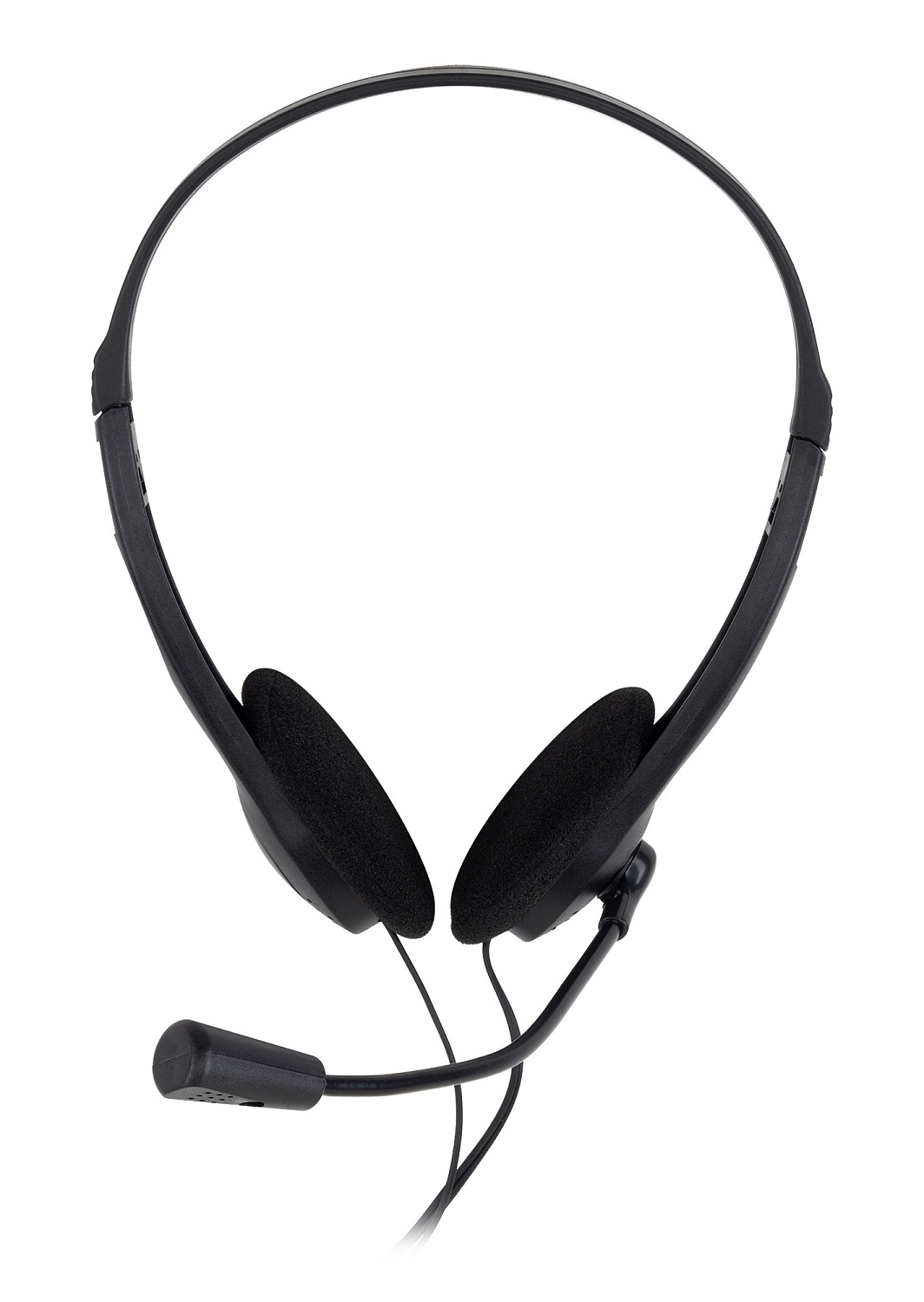 Наушники с микрофоном Оклик HS-M143VB черный 1.8м накладные оголовье (614036)