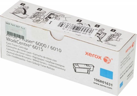 Принт-картридж Xerox Phaser 6000/6010 WC 6015 (1K стр.), голубой