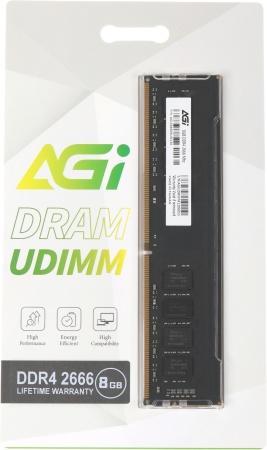 Память DDR4 8Gb 2666MHz AGi AGI266608UD138 UD138 RTL PC4-21300 DIMM 288-pin 1.2В Ret