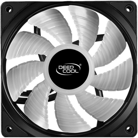 Вентилятор Deepcool RF 120 120x120mm 4-pin 18-27dB 164gr LED Ret