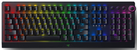 Клавиатура Razer Blackwidow V3 Pro механическая черный USB беспроводная BT/Radio Multimedia for gamer LED (подставка для запястий)