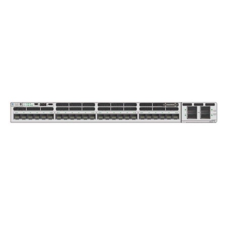 Коммутатор CISCO Catalyst 9300 24 port 25G/10G/1G SFP28 with modular uplinks, PS 1x715W, HSEC license active, DNA Network Advantage, C9300X-24Y-A