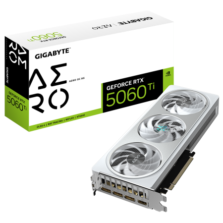 Видеокарта Gigabyte Bad Pack RTX5060Ti AERO OC 8GB GDDR7 128bit 3xDP HDMI 3FAN RTL bp
