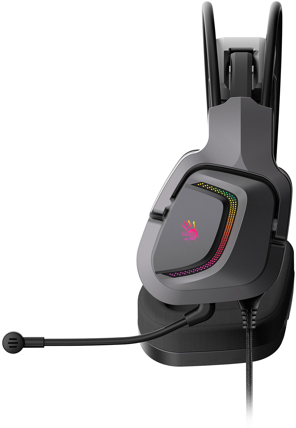 Наушники с микрофоном A4Tech Bloody G575 Pro серый 2м мониторные USB оголовье (G575 PRO)