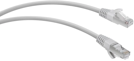 Патч-корд WRline WR-PC-RJ45-FTP-5E-1-GY F/UTP общий экран RJ-45 вил.-вилка RJ-45 кат.5E 1м серый LSZH (уп.:1шт)