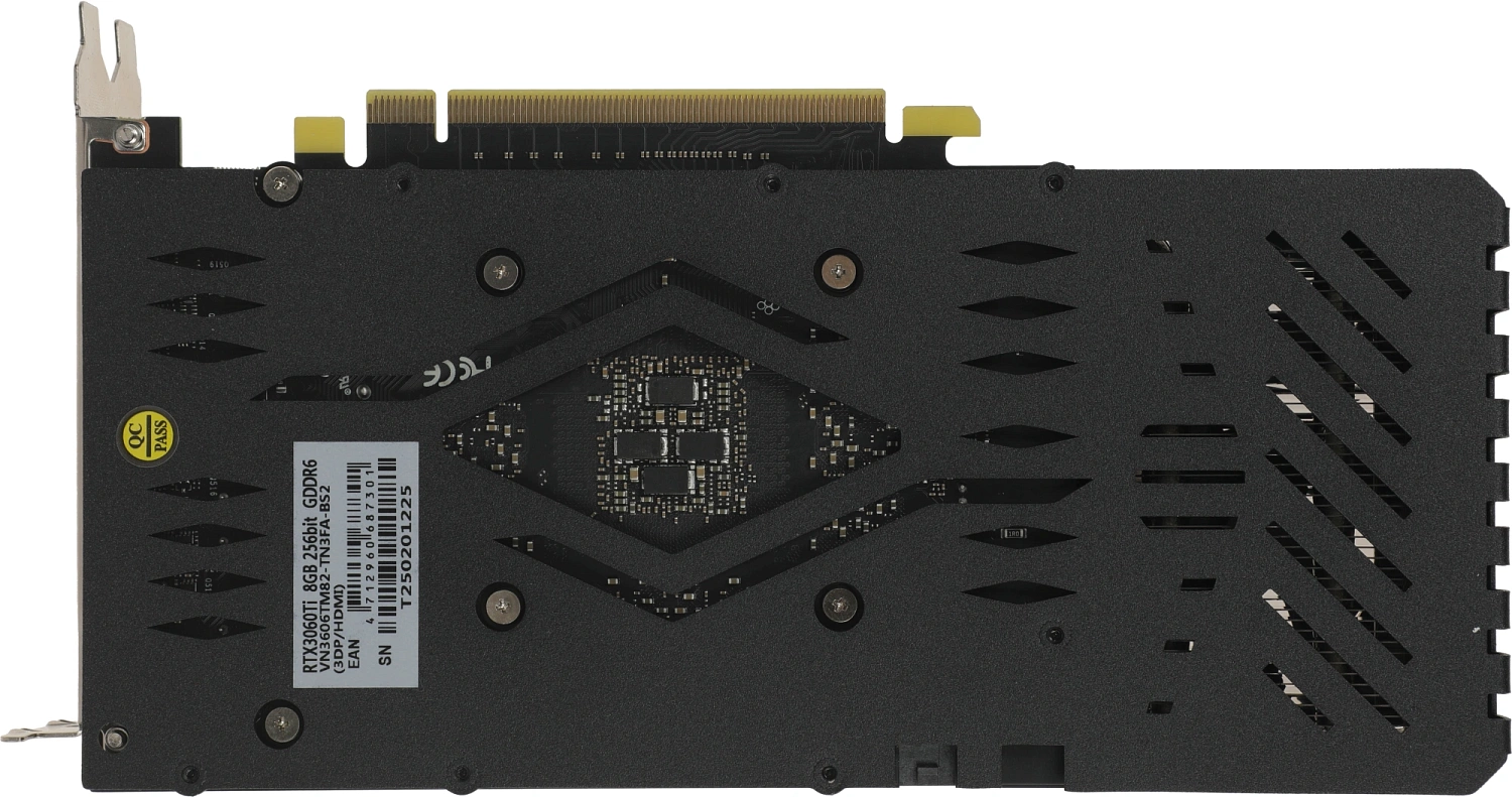 Видеокарта Biostar PCI-E RTX3060Ti-LHR NVIDIA GeForce RTX 3060Ti 8Gb 256bit GDDR6 1410/14000 HDMIx1 DPx3 HDCP Ret