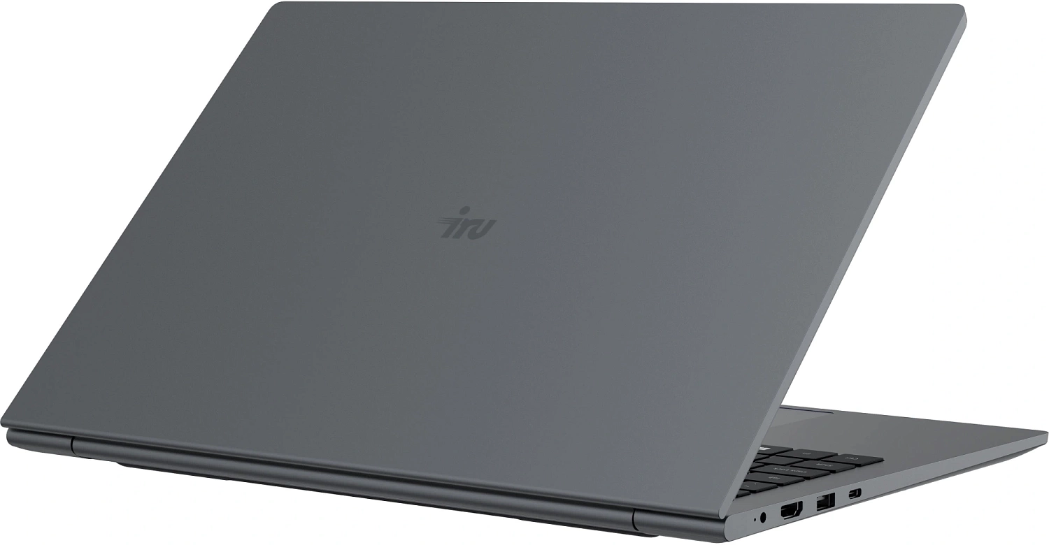 Ноутбук IRU Tactio 16ALB Core i5 1235U 16Gb SSD256Gb Intel UHD Graphics 16" IPS FHD (1920x1080) Windows 11 Pro grey WiFi BT Cam 4830mAh (2110207)