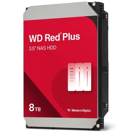 Жесткий диск Western Digital Red Plus WD80EFZZ 8TB 3.5" SATA3, 256MB, 5400 rpm (887944)