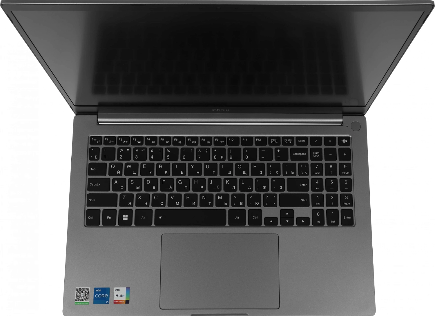 Ноутбук Infinix Inbook Y3H PLUS YL513H Core i5 12450H 16Gb SSD512Gb Intel UHD Graphics 15.6" IPS FHD (1920x1080) Free DOS grey WiFi BT Cam (71008302606)