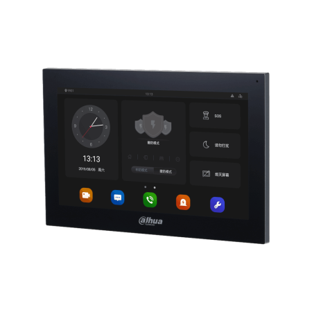 Видеодомофон Dahua DHI-VTH5341G-W черный