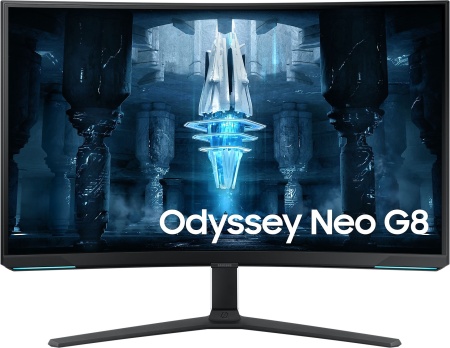 Монитор Samsung 32" Odyssey Neo G8 S32BG852NI черный VA LED 16:9 HDMI полуматовая HAS Piv 350cd 178гр/178гр 3840x2160 240Hz FreeSync Premium Pro DP 4K USB 7кг