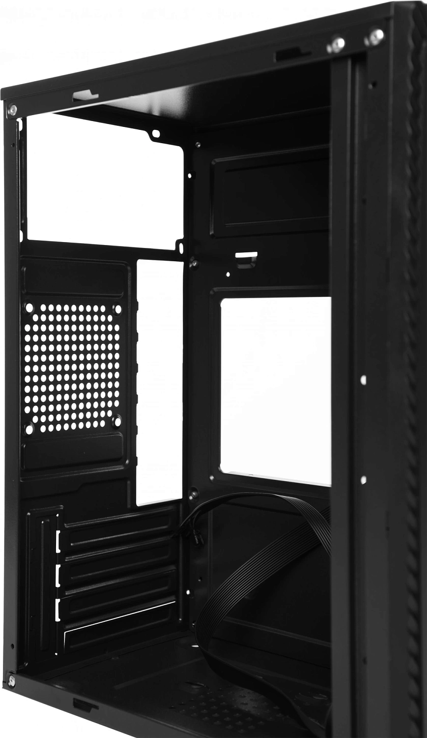 Корпус Accord Entry ACC-2053B черный без БП mATX 1x80mm 1x120mm 2xUSB2.0 audio