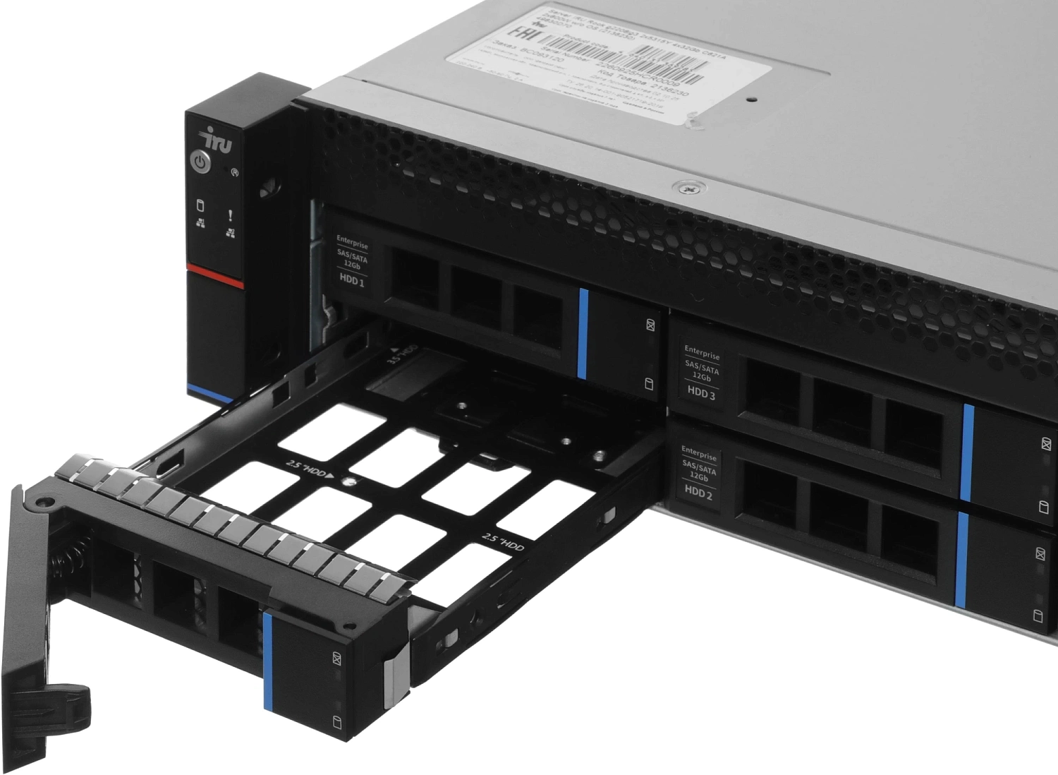 Сервер IRU Rock G2208IG3 2x5318Y 2x32Gb 2x480Gb SSD LSI 9361-8I 2xGigEth 2x1300W w/o OS (2195670)