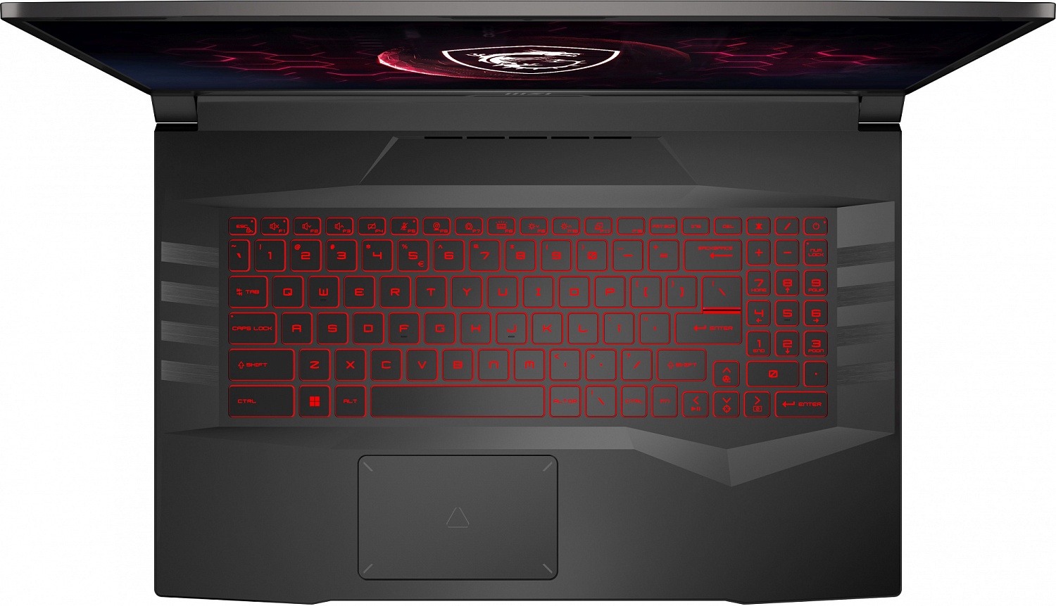 Ноутбук MSI Pulse GL76 12UDK-280RU Core i7 12700H 16Gb SSD512Gb NVIDIA GeForce RTX 3050 Ti 4Gb 17.3" IPS FHD (1920x1080) Windows 11 Home grey WiFi BT Cam (9S7-17L414-280)