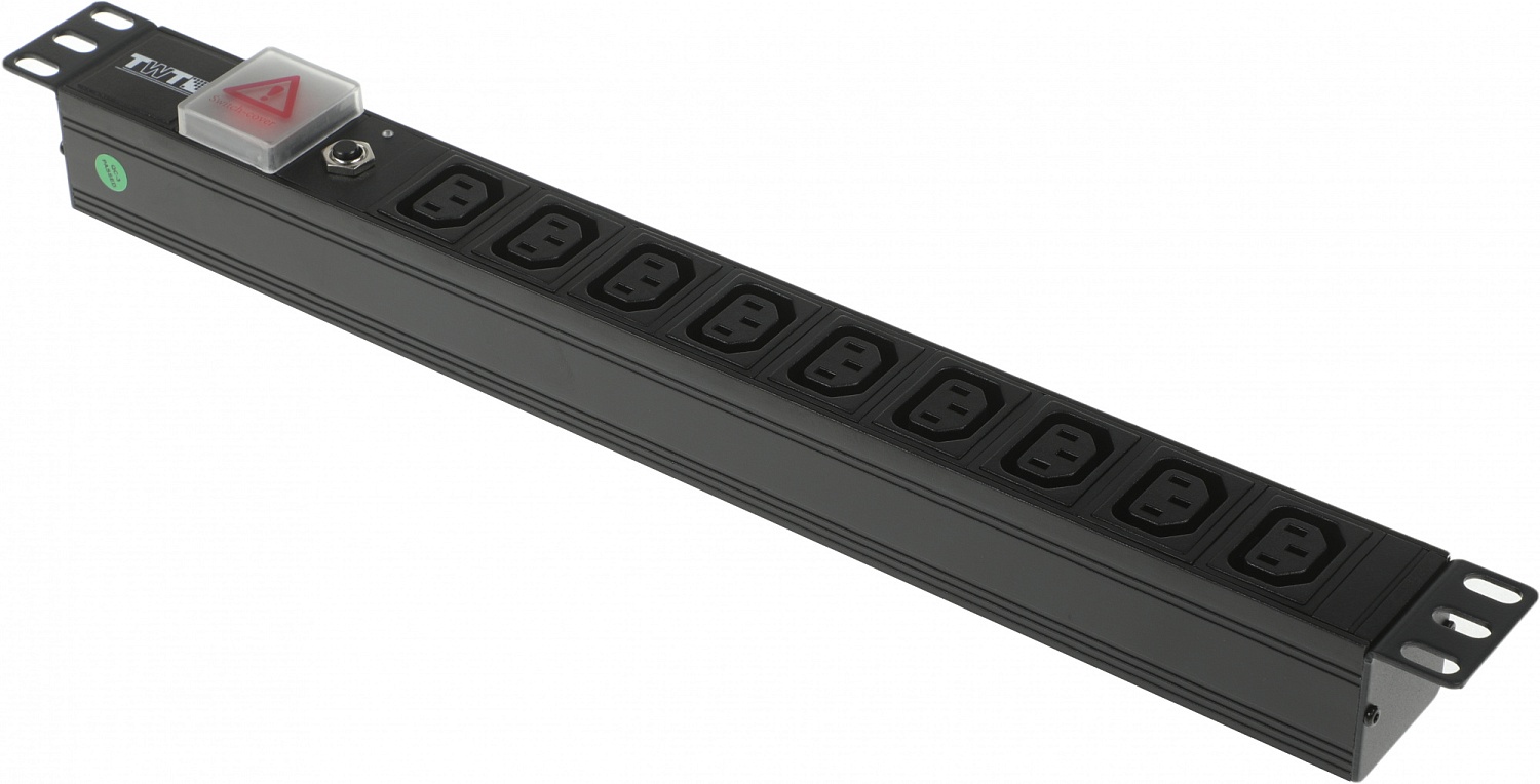 Блок распределения питания Lanmaster TWT-PDU19-10A9C3 гор.размещ. 9xC13 базовые 10A без вилки
