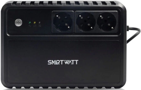 Источник бесперебойного питания Smartwatt Safe 1000 600Вт 1000ВА черный