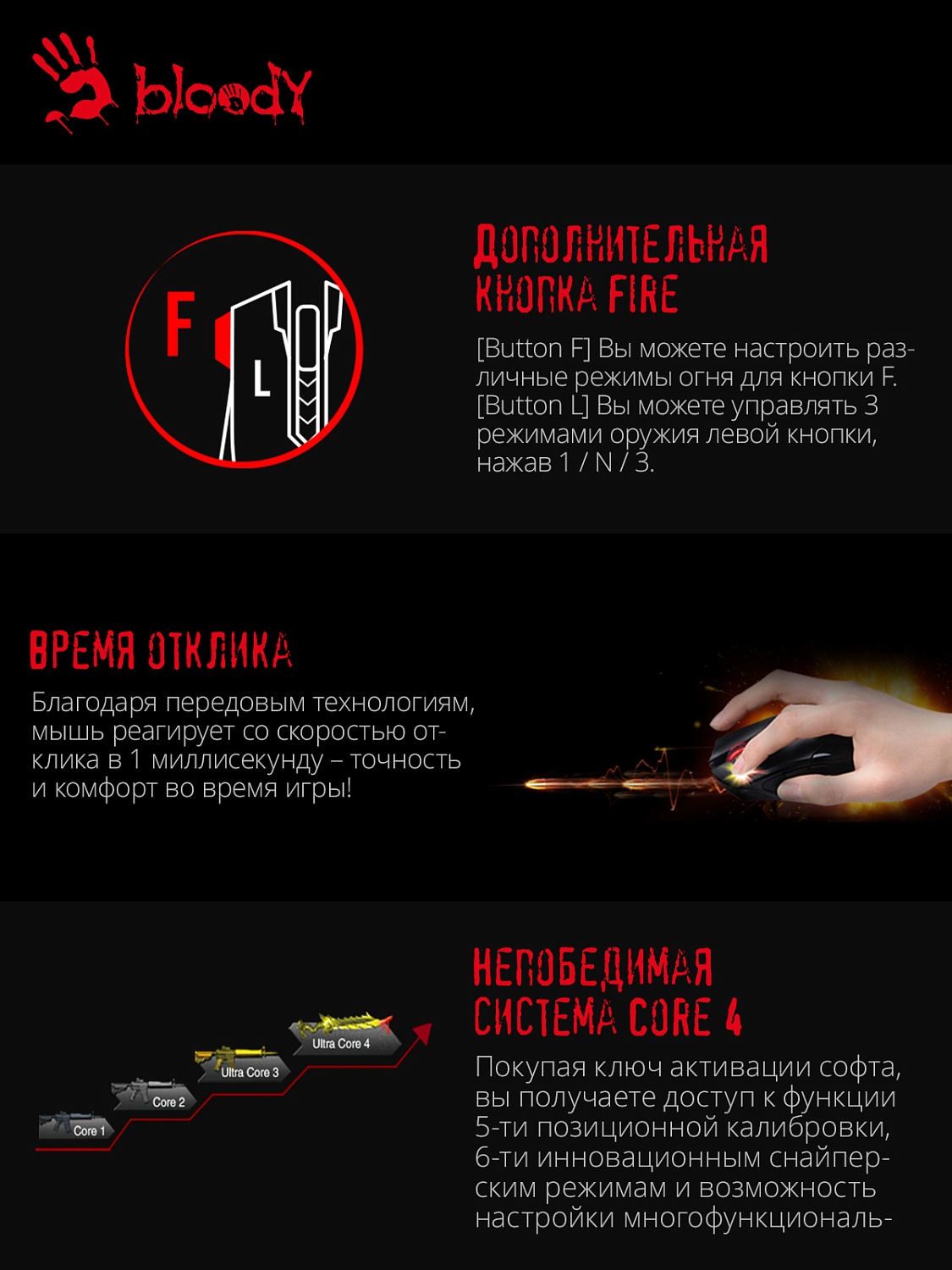 Мышь A4Tech Bloody V9M черный оптическая (6200dpi) USB (9but) Мышь A4Tech Bloody V9M черный оптическая (6200dpi) USB (9but)