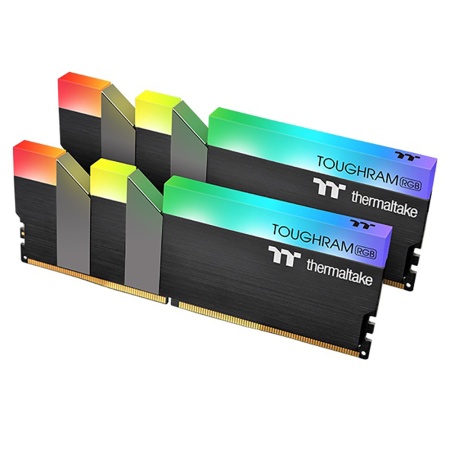 16GB Thermaltake DDR4 3600 DIMM TOUGHRAM RGB Racing Green Gaming Memory RG28D408GX2-3600C18A RG28D408GX2-3600C18A Non-ECC, CL18, 1.35V, Heat Shield, XMP 2.0, Kit (2x8GB), RTL (528825)