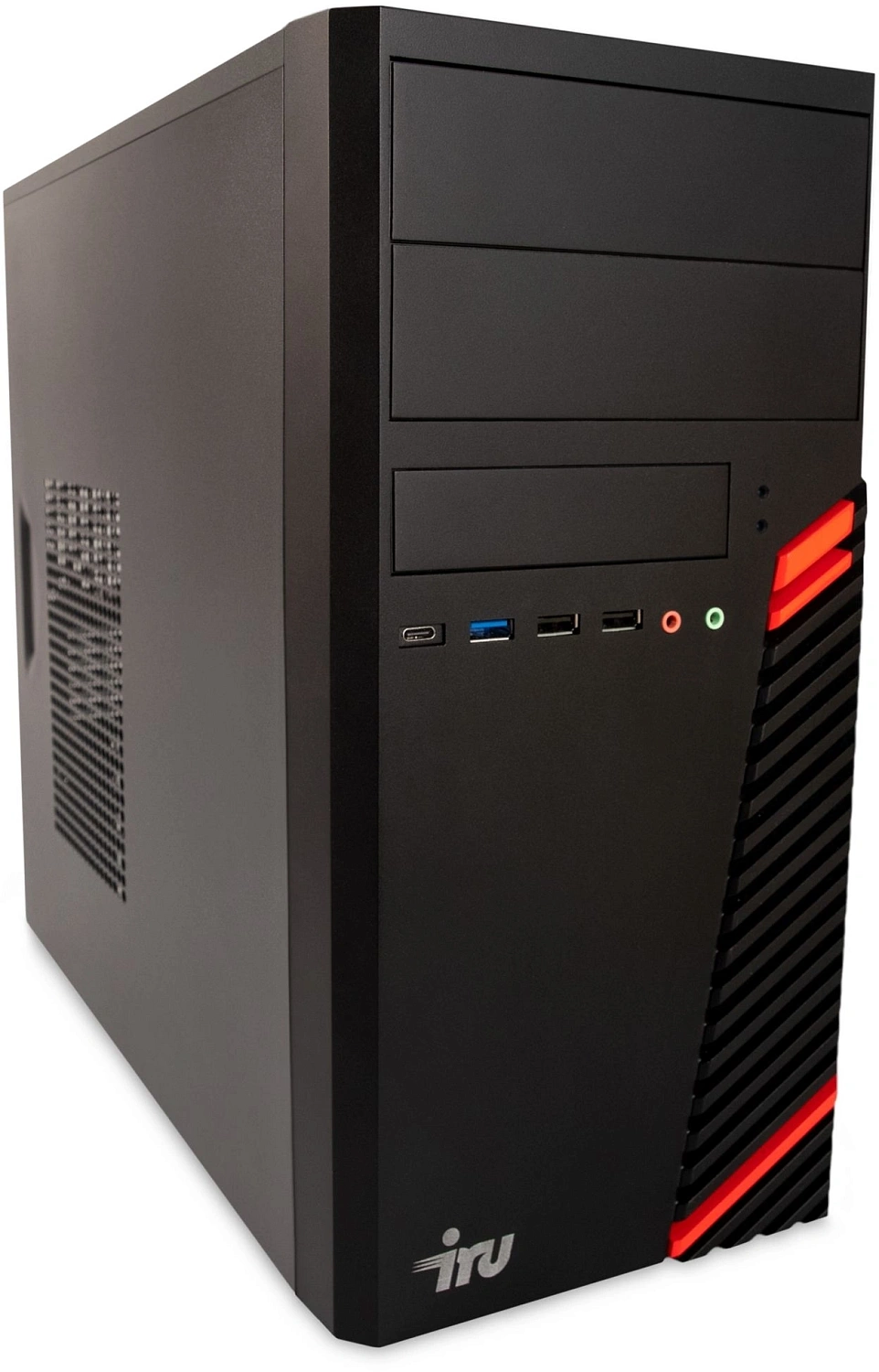 ПК IRU Planio 310H6SM MT i5 12400 (2.5) 8Gb SSD256Gb UHDG 730 Windows 11 Pro 64 GbitEth 450W черный (RUS) (2161264)