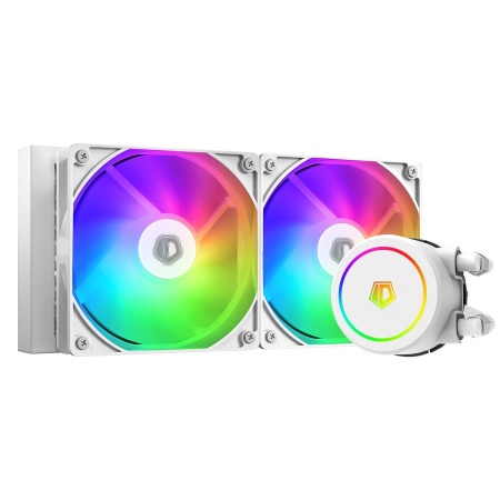 Жидкостная система охлаждения ID-Cooling FX240 INFINITY White ARGB (White) 300W all Intel/AMD
