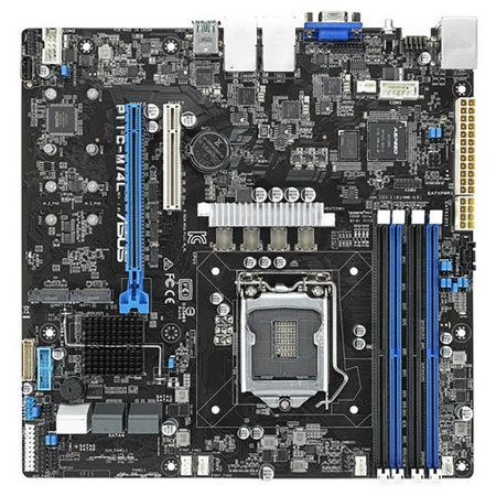 P11C-M/4L Micro-ATX, LGA 1151 (H4), 4x DDR4 DIMM (to 128GB ECC UDIMM), 6x USB 3.0 (4 rear), 6x SATA, 1x PCIE x16/x8, 1x PCIE x8, 2xM.2 22110, LAN 4x 1Gb, Video AST2500, IPMI Option(055451)