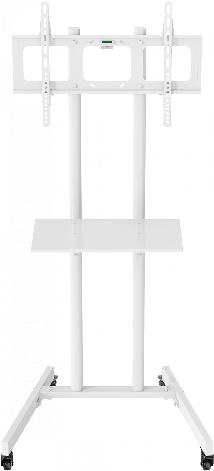 Стойка для телевизора Cactus CS-ST04 белый 37"-70" макс.68кг напольный мобильный