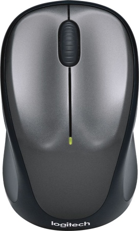 Мышь Logitech M235 серый/черный оптическая (1000dpi) беспроводная USB для ноутбука (2but)