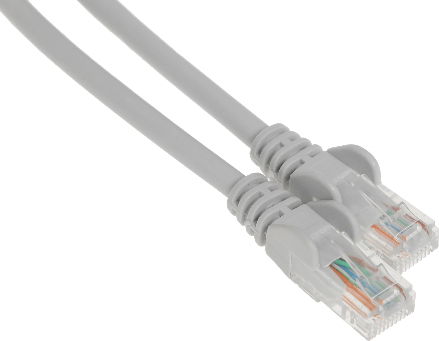 Патч-корд Lanmaster LAN-PC45/U5E-5.0-GY UTP RJ-45 вил.-вилка RJ-45 кат.5E 5м серый LSZH (уп.:1шт)
