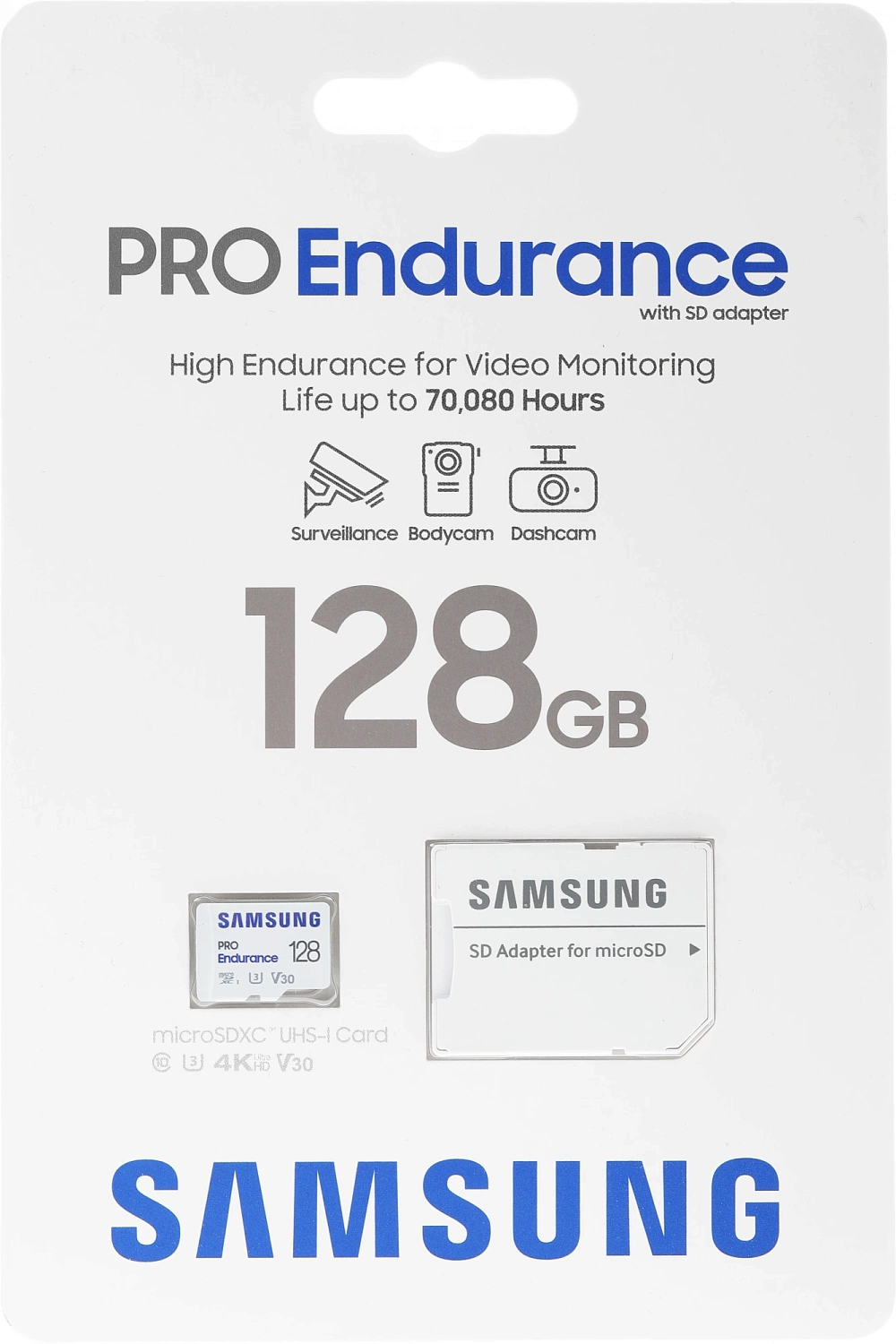 Флеш карта microSDXC 128GB Samsung MB-MJ128KA PRO Endurance V30 + adapter