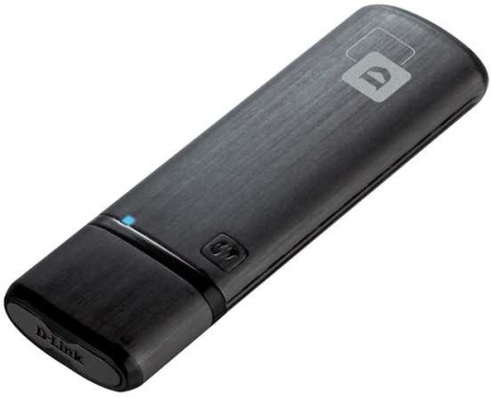 Сетевой адаптер Wi-Fi D-Link DWA-182/RU/E1A USB 3.0 (ант.внутр.) 1ант.