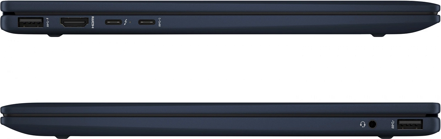 Ноутбук HP Envy x360 14-fc0009ci Core Ultra 5 125U 16Gb SSD1Tb Intel Graphics 14" OLED Touch 2.8K (2880x1800) Windows 11 Home blue WiFi BT Cam (A74LDEA)