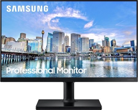 Монитор Samsung 24" F24T450FZU черный IPS LED 5ms 16:9 HDMI M/M матовая HAS Piv 1000:1 250cd 178гр/178гр 1920x1080 75Hz FreeSync DP FHD USB 4кг