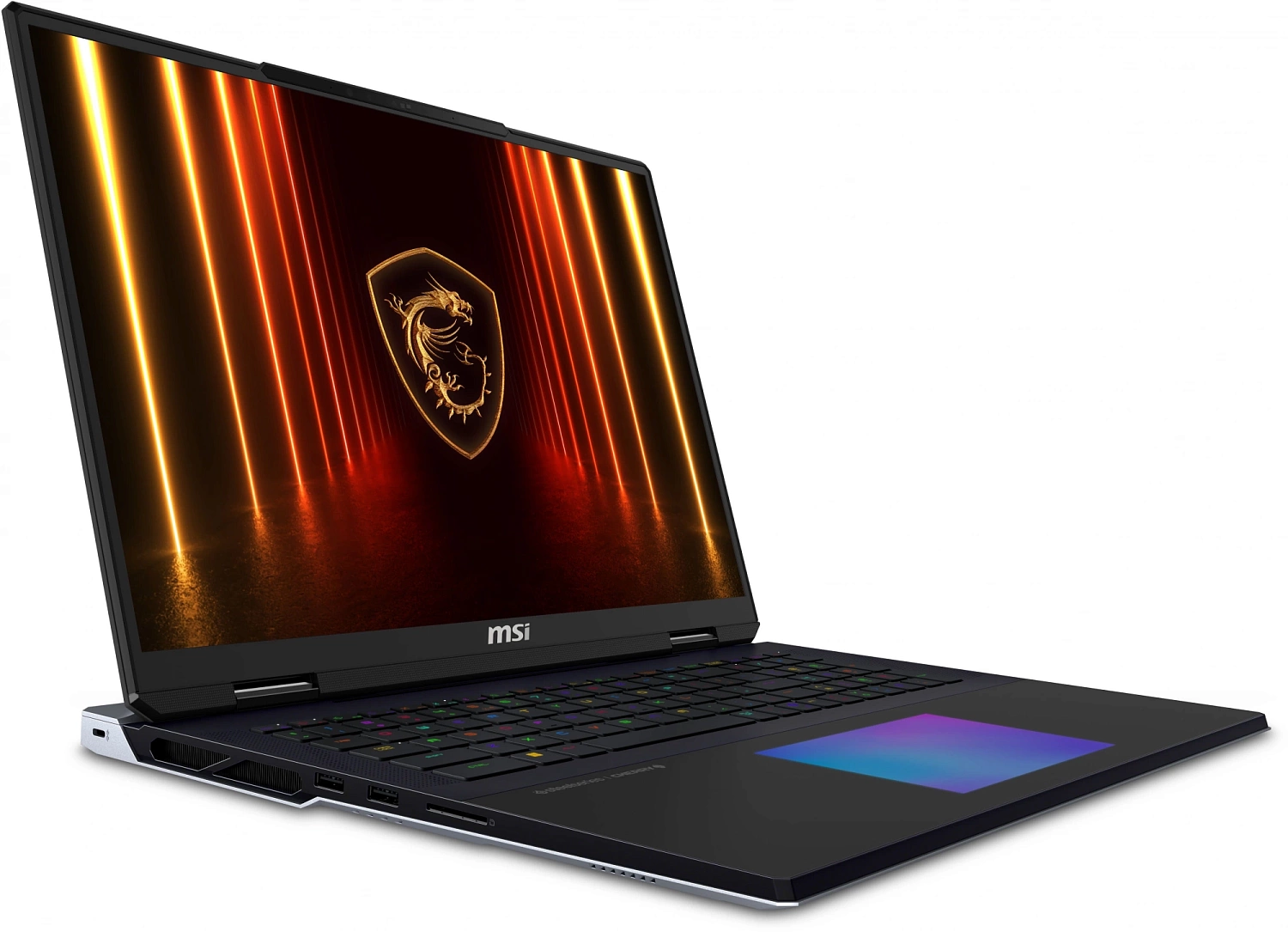 Ноутбук MSI Titan 18 HX AI A2XWJG-206RU Intel Core Ultra 9 275HX/64Gb/SSD2Tb/RTX 5090 24Gb/18"/IPS/UHD+/120Hz/MiniLED/Win11/Core Black (9S7-182421-206)