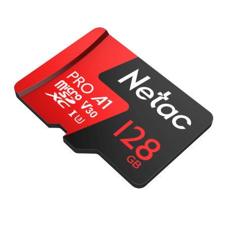 Флеш карта microSDXC Netac 128GB NT02P500PRO-128G-S P500 Extreme Pro A1 w/o adapter