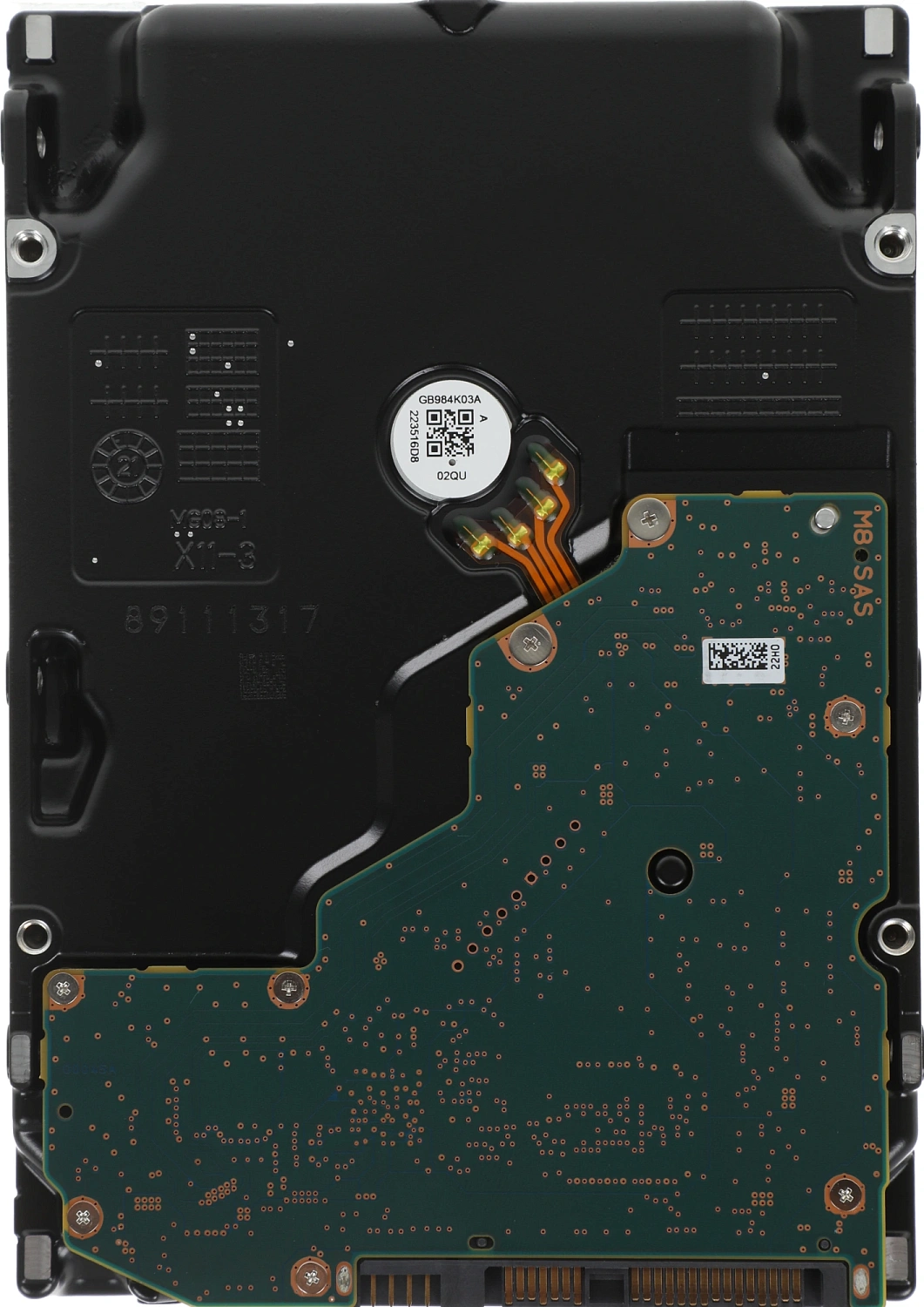 Жесткий диск Toshiba Enterprise HDD 3.5" SAS 16ТB, 7200rpm, 256MB buffer (MG08SCA16TE), 1 year