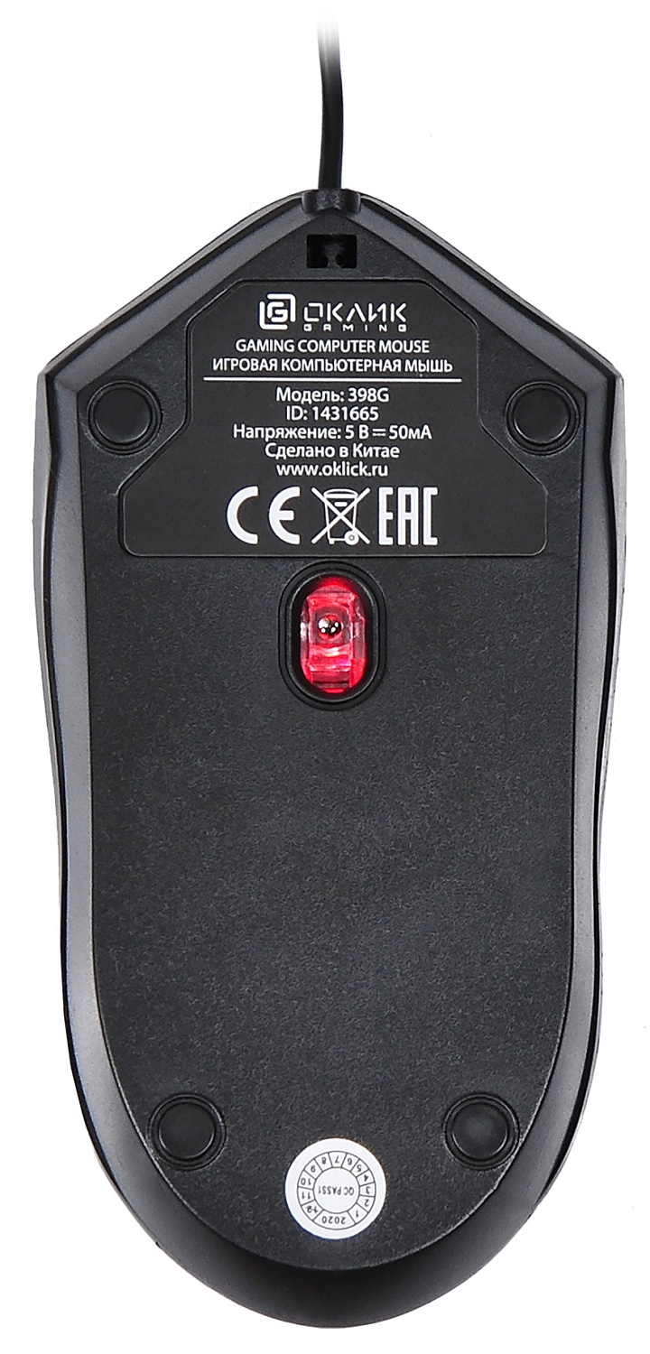 Мышь Оклик 398G черный оптическая (1000dpi) USB (3but) Мышь Оклик 398G черный оптическая (1000dpi) USB (3but)