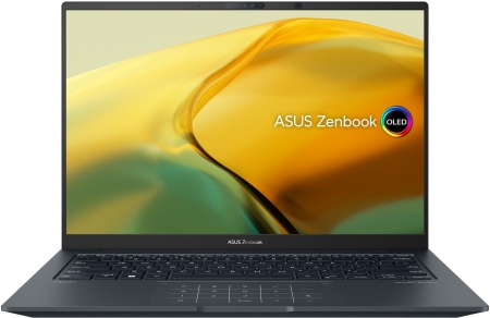 Ноутбук Asus Zenbook 14X OLED UX3404VA-M9287W Core i7 13700H 16Gb SSD1Tb Intel Iris Xe graphics 14.5" OLED 2.8K (2880x1800) Windows 11 Home grey WiFi BT Cam Bag (90NB1081-M00H90)