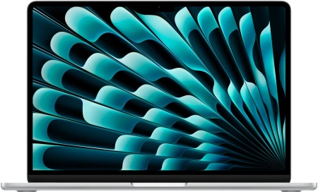 Ноутбук Apple MacBook Air A3113 M3 8 core 16Gb SSD256Gb/8 core GPU 13.6" Liquid Retina (2560x1664) Mac OS silver WiFi BT Cam (MC8H4LL/A)