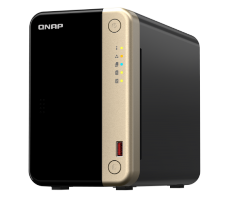 Сетевое хранилище NAS Qnap Original TS-264-8G 2-bay настольный Celeron N5095